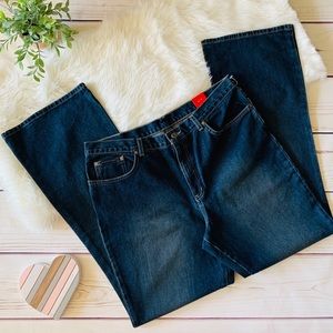 NYC Plus Size Medium Wash Flare Leg Denim Jeans